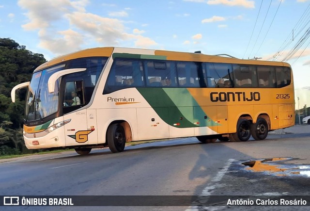 Empresa Gontijo de Transportes 21325 na cidade de Juiz de Fora, Minas Gerais, Brasil, por Antônio Carlos Rosário. ID da foto: 11101462.