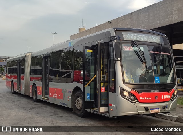 Express Transportes Urbanos Ltda 4 8708 na cidade de São Paulo, São Paulo, Brasil, por Lucas Mendes. Número da foto: #11102412.