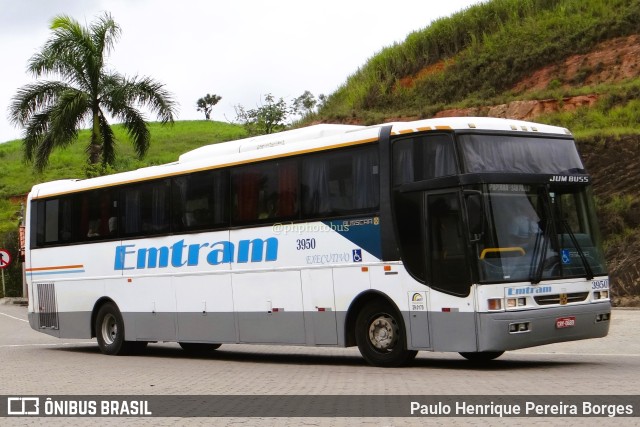 Emtram 3950 na cidade de Paraíba do Sul, Rio de Janeiro, Brasil, por Paulo Henrique Pereira Borges. ID da foto: 11163052.