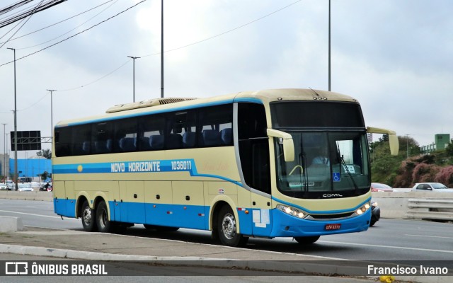 Viação Novo Horizonte 1036011 na cidade de São Paulo, São Paulo, Brasil, por Francisco Ivano. ID da foto: 11161760.