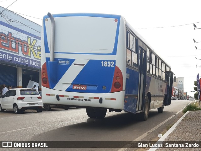 Transvida Transporte Coletivo 1832 na cidade de Ji-Paraná, Rondônia, Brasil, por Gian Lucas  Santana Zardo. Número da foto: #11161458.