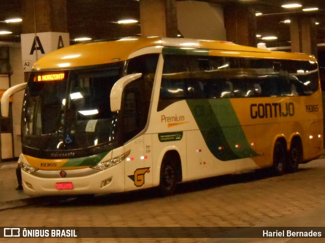 Empresa Gontijo de Transportes 19365 na cidade de Belo Horizonte, Minas Gerais, Brasil, por Hariel Bernades. Número da foto: #11161198.