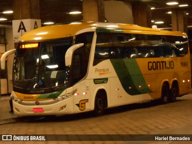 Empresa Gontijo de Transportes 19365 na cidade de Belo Horizonte, Minas Gerais, Brasil, por Hariel Bernades. ID da foto: 11161198.