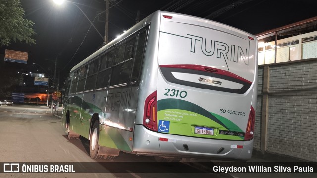 Turin Transportes 2310 na cidade de Congonhas, Minas Gerais, Brasil, por Gleydson Willian Silva Paula. Número da foto: #11163426.