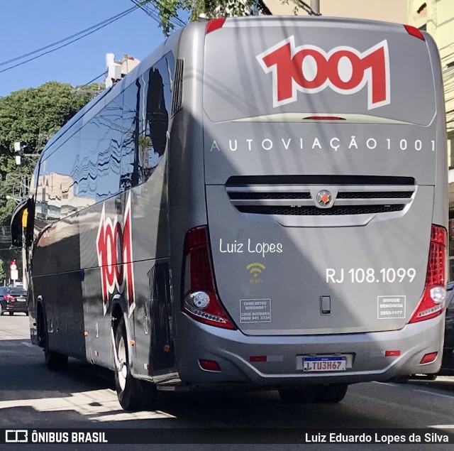 Auto Viação 1001 RJ 108.1099 na cidade de Niterói, Rio de Janeiro, Brasil, por Luiz Eduardo Lopes da Silva. ID da foto: 11163823.