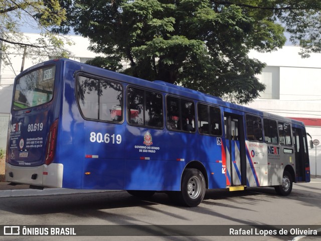 Next Mobilidade - ABC Sistema de Transporte 80.619 na cidade de Mauá, São Paulo, Brasil, por Rafael Lopes de Oliveira. ID da foto: 11162456.