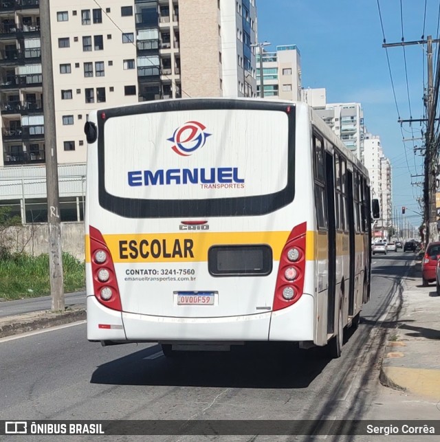 Emanuel Transportes 1433 na cidade de Vila Velha, Espírito Santo, Brasil, por Sergio Corrêa. ID da foto: 11160995.