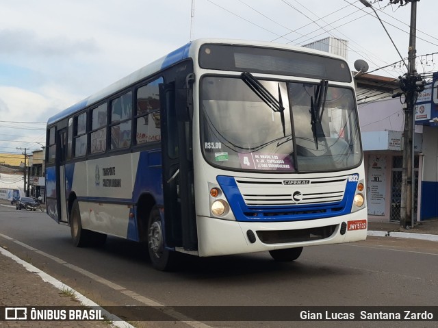 Transvida Transporte Coletivo 1832 na cidade de Ji-Paraná, Rondônia, Brasil, por Gian Lucas  Santana Zardo. ID da foto: 11161460.