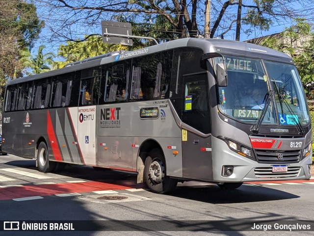 Next Mobilidade - ABC Sistema de Transporte 81.217 na cidade de São Paulo, São Paulo, Brasil, por Jorge Gonçalves. ID da foto: 11162650.