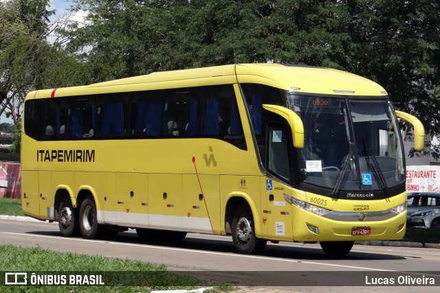 Viação Itapemirim 60025 na cidade de Muriaé, Minas Gerais, Brasil, por Lucas Oliveira. Número da foto: #11162647.