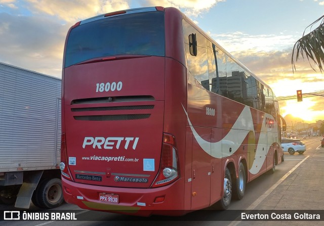 Viação Pretti 18000 na cidade de Cariacica, Espírito Santo, Brasil, por Everton Costa Goltara. Número da foto: #11162988.