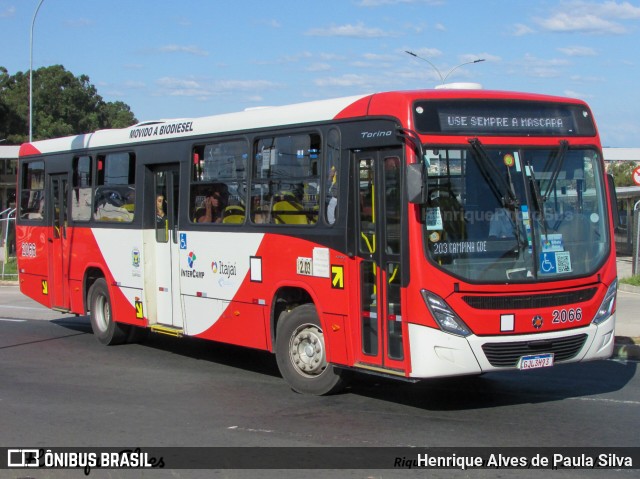 Itajaí Transportes Coletivos 2066 na cidade de Campinas, São Paulo, Brasil, por Henrique Alves de Paula Silva. Número da foto: #11186335.