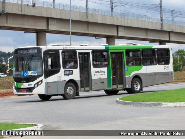 Empresa de Ônibus Vila Galvão 2340 na cidade de Guarulhos, São Paulo, Brasil, por Henrique Alves de Paula Silva. Número da foto: #11186399.