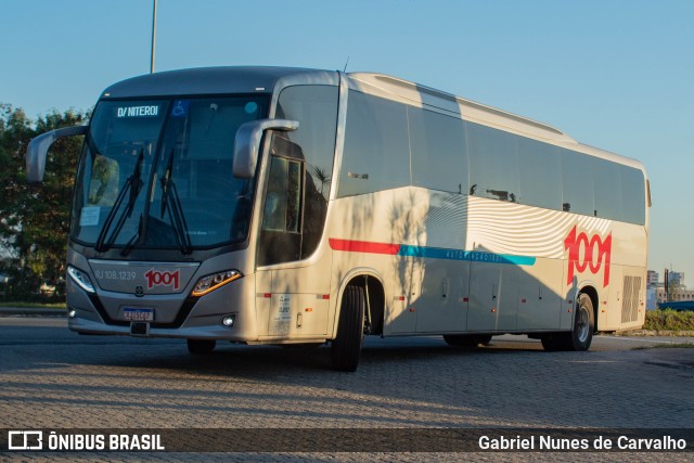 Auto Viação 1001 RJ 108.1239 na cidade de Resende, Rio de Janeiro, Brasil, por Gabriel Nunes de Carvalho. Número da foto: #11187498.
