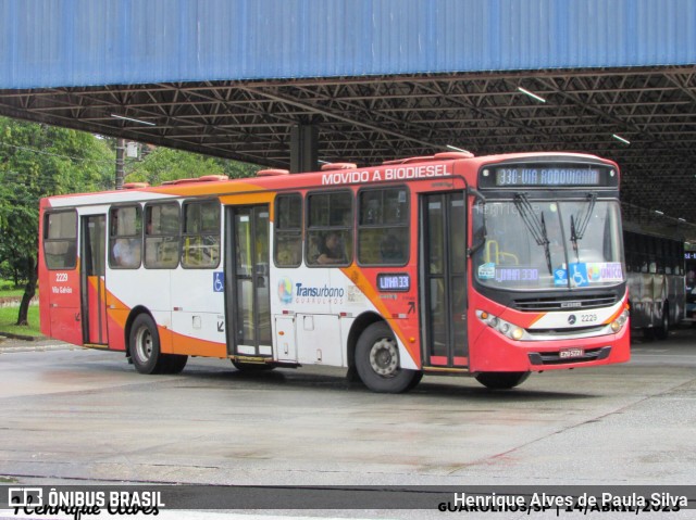 Empresa de Ônibus Vila Galvão 2229 na cidade de Guarulhos, São Paulo, Brasil, por Henrique Alves de Paula Silva. ID da foto: 11186394.