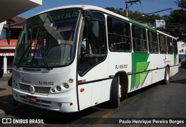 Viação Pinheiral RJ 189.002 na cidade de Barra do Piraí, Rio de Janeiro, Brasil, por Paulo Henrique Pereira Borges. Número da foto: #11187080.