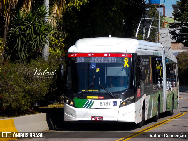 Next Mobilidade - ABC Sistema de Transporte 8187 na cidade de São Paulo, São Paulo, Brasil, por Valnei Conceição. Número da foto: #11185902.