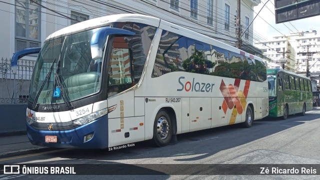 Solazer Transportes e Turismo RJ 543.207 na cidade de Petrópolis, Rio de Janeiro, Brasil, por Zé Ricardo Reis. ID da foto: 11185859.