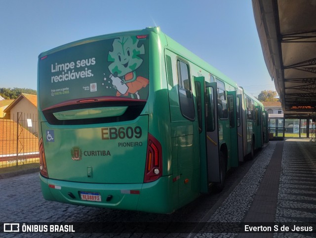 Auto Viação São José dos Pinhais EB609 na cidade de Curitiba, Paraná, Brasil, por Everton S de Jesus. Número da foto: #11185080.