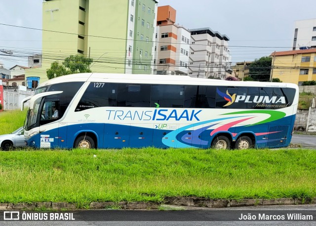 Trans Isaak Turismo 1277 na cidade de Divinópolis, Minas Gerais, Brasil, por João Marcos William. ID da foto: 11187274.