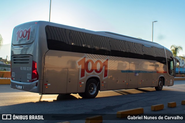 Auto Viação 1001 RJ 108.1239 na cidade de Resende, Rio de Janeiro, Brasil, por Gabriel Nunes de Carvalho. ID da foto: 11187502.