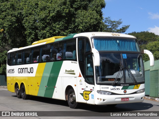 Empresa Gontijo de Transportes 14535 na cidade de São Paulo, São Paulo, Brasil, por Lucas Adriano Bernardino. ID da foto: 11185862.