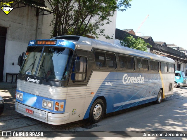 Viação Cometa 7433 na cidade de Rio de Janeiro, Rio de Janeiro, Brasil, por Anderson Jerônimo. ID da foto: 11188012.