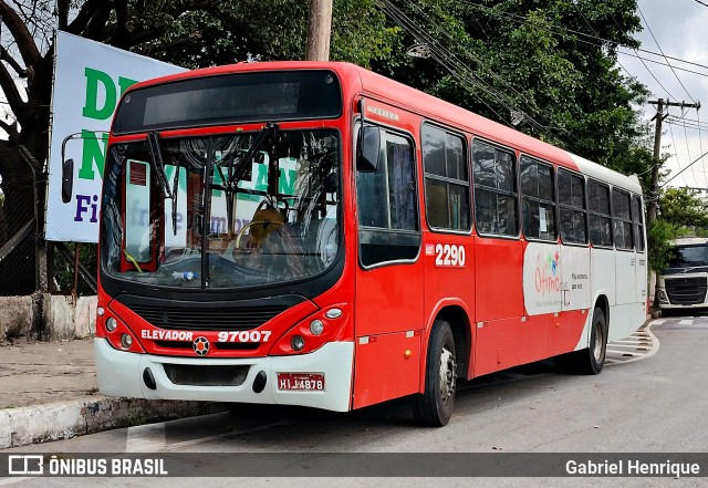 Viação Belo Monte Transportes Coletivos 97007 na cidade de Contagem, Minas Gerais, Brasil, por Gabriel Henrique. ID da foto: 11188308.