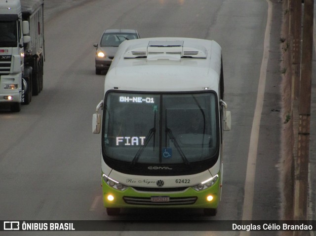 Rio Negro Fretamento e Turismo 62422 na cidade de Belo Horizonte, Minas Gerais, Brasil, por Douglas Célio Brandao. Número da foto: #11188882.