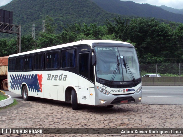 Breda Transportes e Serviços 366 na cidade de Cubatão, São Paulo, Brasil, por Adam Xavier Rodrigues Lima. Número da foto: #11188746.