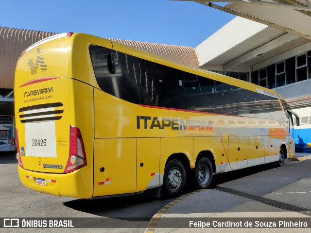Viação Itapemirim 20426 na cidade de Rio de Janeiro, Rio de Janeiro, Brasil, por Felipe Cardinot de Souza Pinheiro. Número da foto: #11190593.