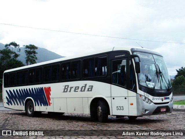 Breda Transportes e Serviços 533 na cidade de Cubatão, São Paulo, Brasil, por Adam Xavier Rodrigues Lima. Número da foto: #11188715.