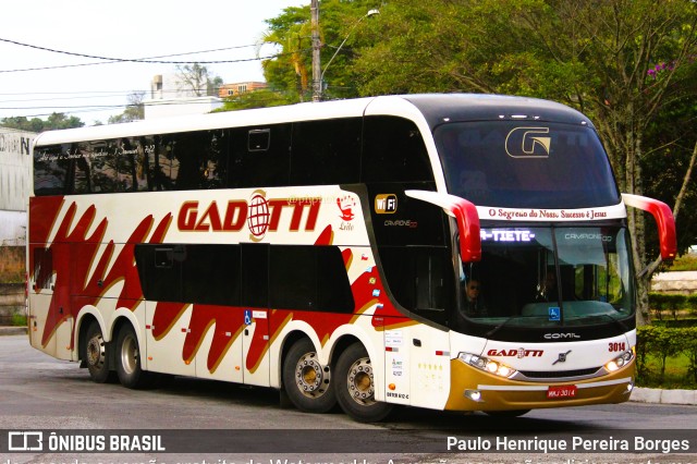 Auto Viação Gadotti 3014 na cidade de Blumenau, Santa Catarina, Brasil, por Paulo Henrique Pereira Borges. Número da foto: #11190108.