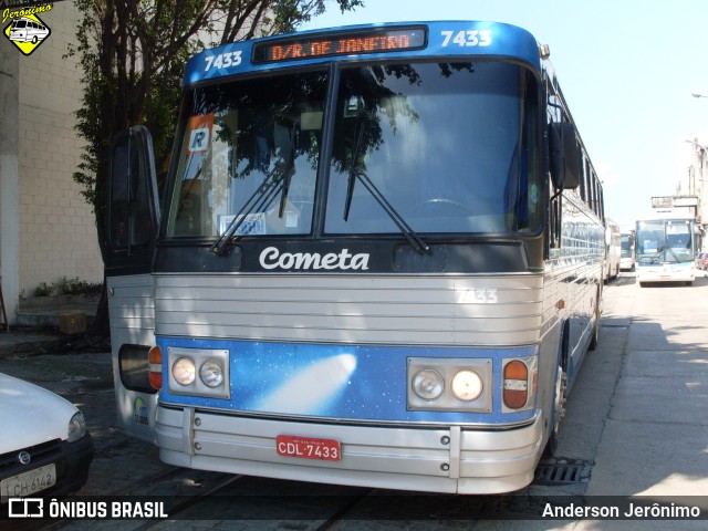 Viação Cometa 7433 na cidade de Rio de Janeiro, Rio de Janeiro, Brasil, por Anderson Jerônimo. Número da foto: #11188010.