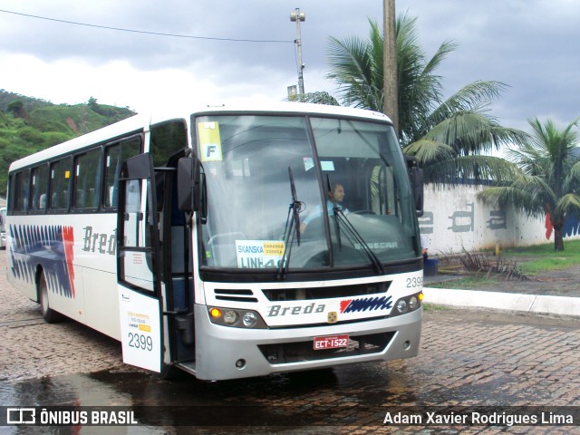 Breda Transportes e Serviços 2399 na cidade de Cubatão, São Paulo, Brasil, por Adam Xavier Rodrigues Lima. Número da foto: #11188773.