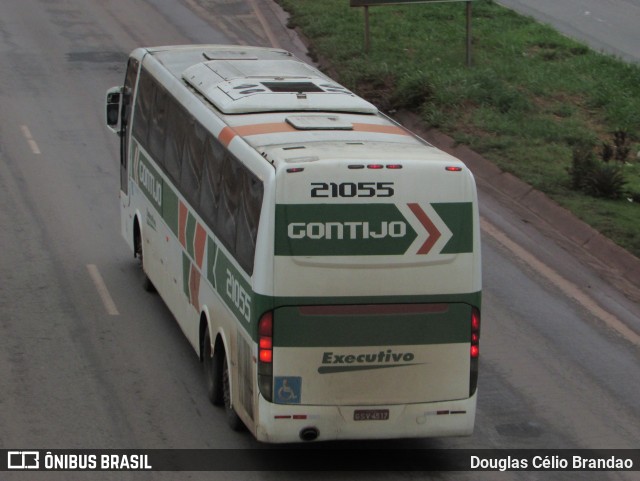 Empresa Gontijo de Transportes 21055 na cidade de Belo Horizonte, Minas Gerais, Brasil, por Douglas Célio Brandao. ID da foto: 11188887.