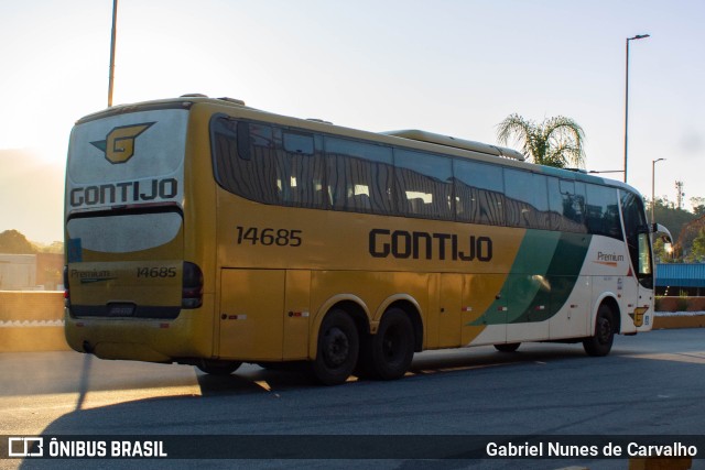 Empresa Gontijo de Transportes 14685 na cidade de Resende, Rio de Janeiro, Brasil, por Gabriel Nunes de Carvalho. ID da foto: 11188736.