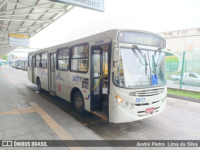 Expresso Vitória Bahia 3677 na cidade de Lauro de Freitas, Bahia, Brasil, por André Pietro  Lima da Silva. Número da foto: #11187950.