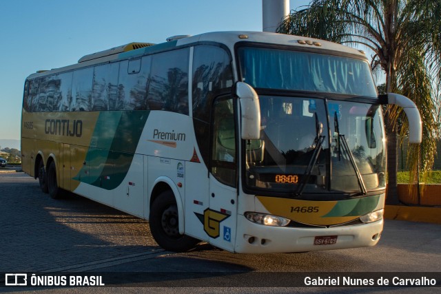 Empresa Gontijo de Transportes 14685 na cidade de Resende, Rio de Janeiro, Brasil, por Gabriel Nunes de Carvalho. ID da foto: 11188730.