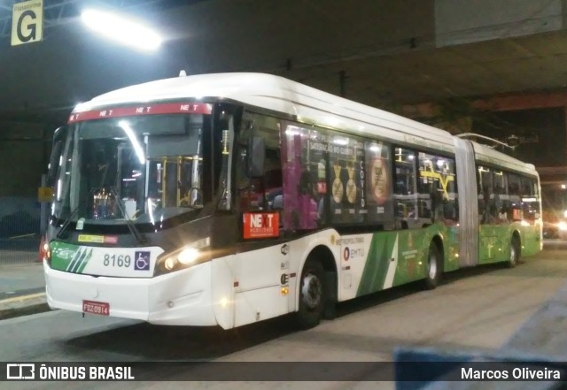 Next Mobilidade - ABC Sistema de Transporte 8169 na cidade de Santo André, São Paulo, Brasil, por Marcos Oliveira. Número da foto: #11190007.