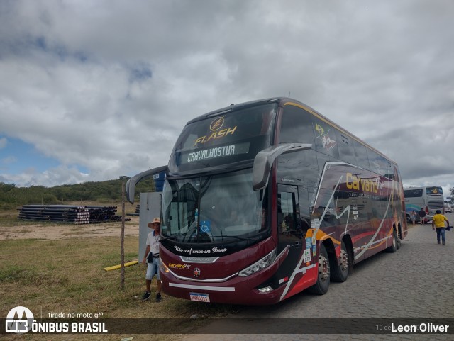 Carvalho Tur Transportes e Turismo 1011 na cidade de Caruaru, Pernambuco, Brasil, por Leon Oliver. ID da foto: 11190882.