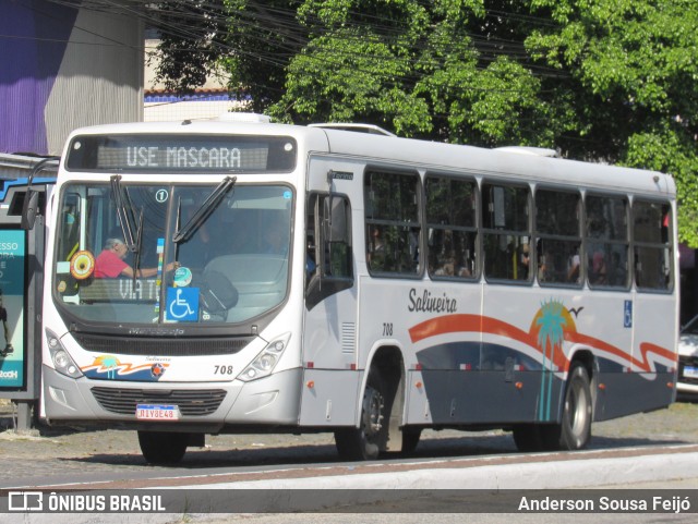 Auto Viação Salineira 708 na cidade de Cabo Frio, Rio de Janeiro, Brasil, por Anderson Sousa Feijó. Número da foto: #11192725.
