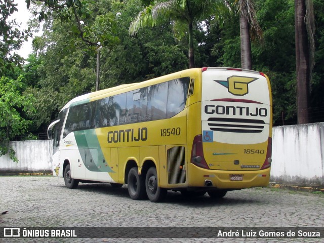 Empresa Gontijo de Transportes 18540 na cidade de Fortaleza, Ceará, Brasil, por André Luiz Gomes de Souza. ID da foto: 11192851.