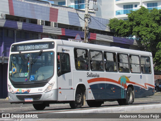 Auto Viação Salineira 733 na cidade de Cabo Frio, Rio de Janeiro, Brasil, por Anderson Sousa Feijó. Número da foto: #11192694.