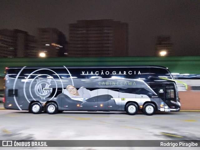 Viação Garcia 80009 na cidade de São Paulo, São Paulo, Brasil, por Rodrigo Piragibe. Número da foto: #11193312.