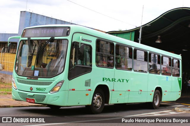 Viação Paraty 9807 na cidade de Araraquara, São Paulo, Brasil, por Paulo Henrique Pereira Borges. Número da foto: #11192458.