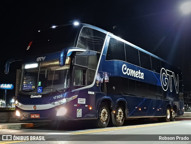 Viação Cometa 17300 na cidade de São José dos Campos, São Paulo, Brasil, por Robson Prado. Número da foto: #11192930.