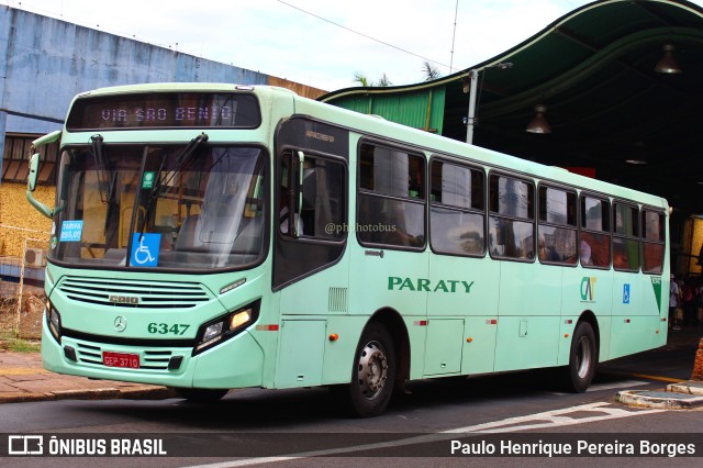 Viação Paraty 6347 na cidade de Araraquara, São Paulo, Brasil, por Paulo Henrique Pereira Borges. Número da foto: #11192593.