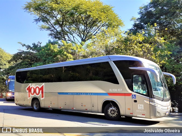 Auto Viação 1001 RJ 108.107 na cidade de São Paulo, São Paulo, Brasil, por Josivaldo Oliveira. Número da foto: #11193201.