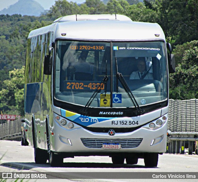 Rio Ita RJ 152.504 na cidade de Araruama, Rio de Janeiro, Brasil, por Carlos Vinícios lima. ID da foto: 11192958.